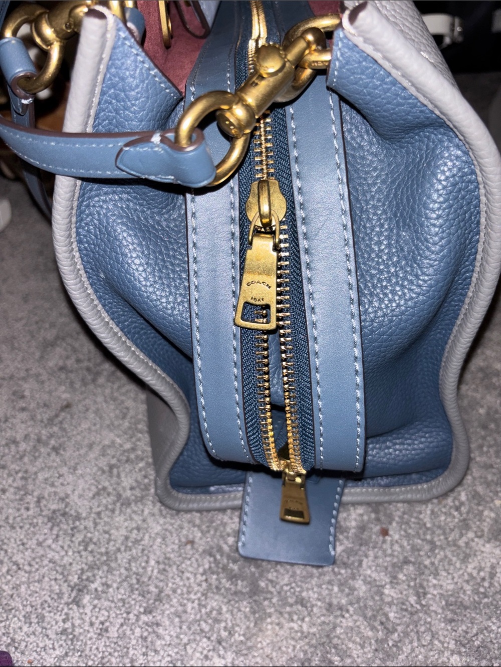 Rare Coach Rogue 36 with ostrich detailing. - Picture 10 of 17
